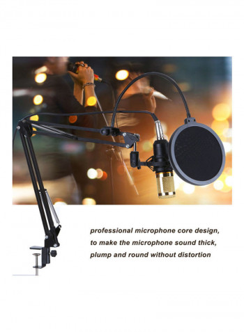 Multifunctional Live Sound Card And Suspension Microphone Kit