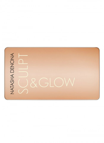 Sculpt And Glow Palette Medium - Dark