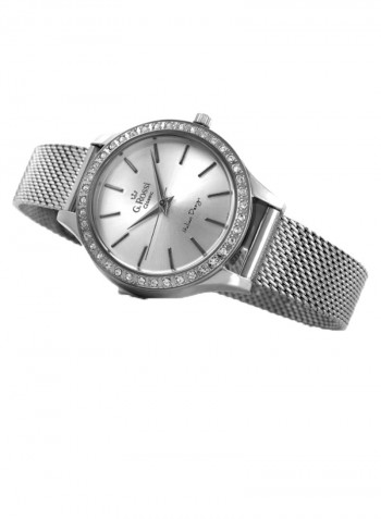 Women's Seila Round Shape Stainless Steel Analog Watch C10482B2-3C1