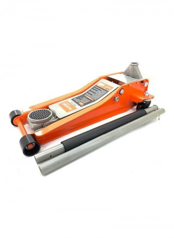3 Ton Hydraulic Trolley Jack Orange/Black 32cm