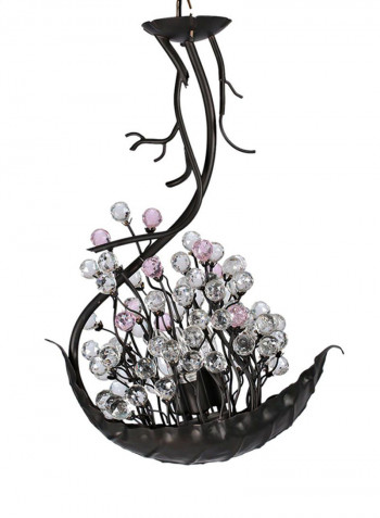 Boat Of Love Chandelier Black/White/Pink 65x35centimeter