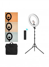 Colour Temperature Photography LED Ring Light with Remote Control and Bag Black/White reviews Colour Temperature Photography LED Ring Light with Remote Control and Bag Black/White