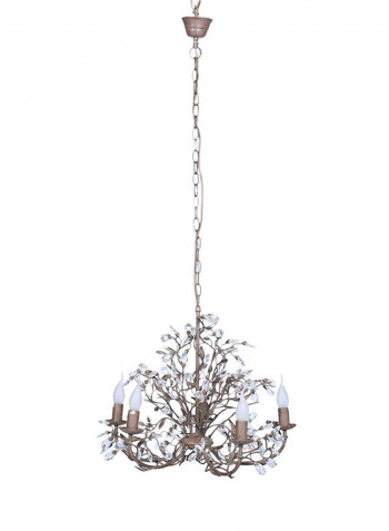 Leaves Of Hope Chandelier Brown 500x500millimeter