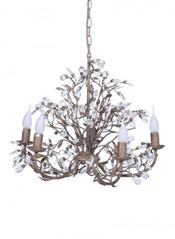 Leaves Of Hope Chandelier Brown 500x500millimeter