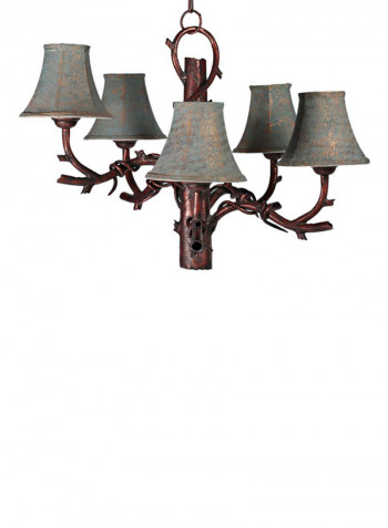 Quadruple Shade Chandelier Bronze/Grey 60x50centimeter