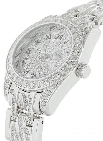 Women's Metal Analog Wrist Watch P4101L-SSS