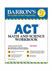 Barron's ACT: Math And Science Workbook Paperback 3