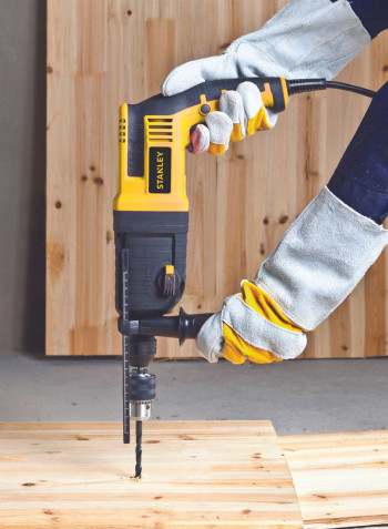 720W 22mm Rotary Hammer Drill Yellow/Black