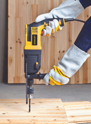 720W 22mm Rotary Hammer Drill Yellow/Black