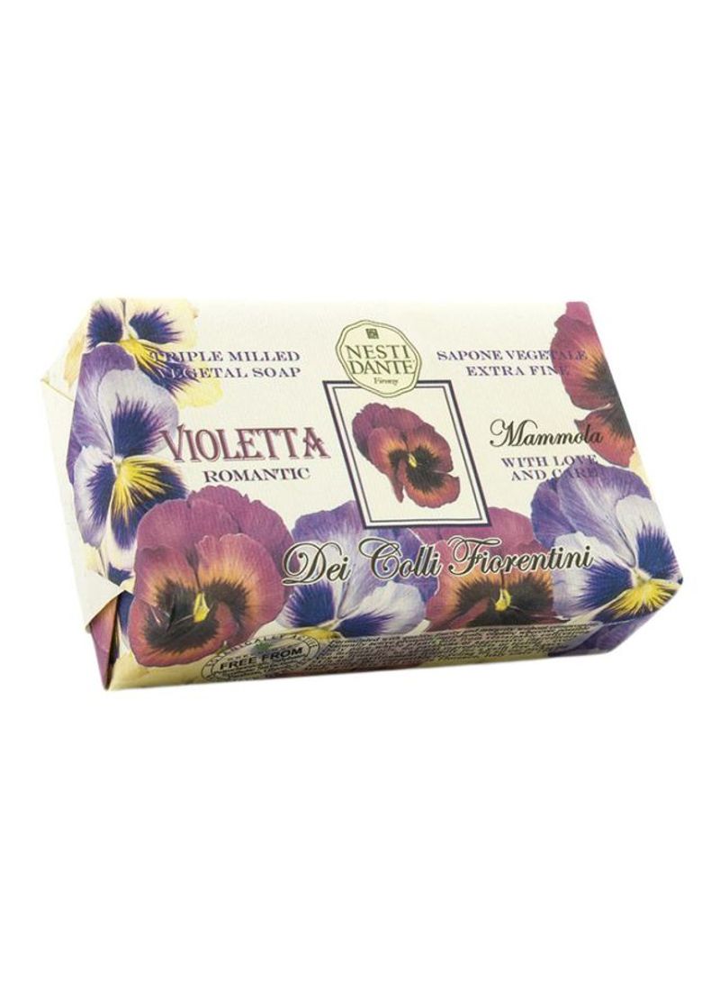 Dei Colli Fiorentini Triple Milled Vegetal Soap - Sweet Violet 250g