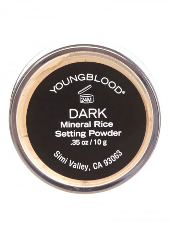Mineral Rice Setting Loose Powder Dark