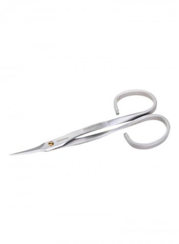 Stainless Steel Cuticle Scissors Silver