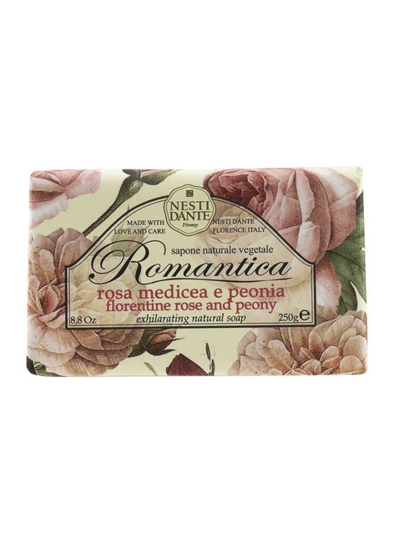 Romantica Exhilarating Natural Soap - Florentine Rose And Peony 8.8ounce