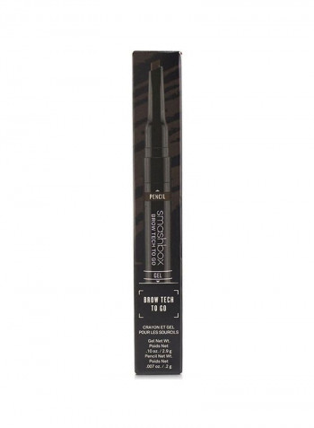 Double End Eye Brow Pen بني غامق