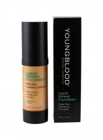 Liquid Mineral Foundation Golden Tan