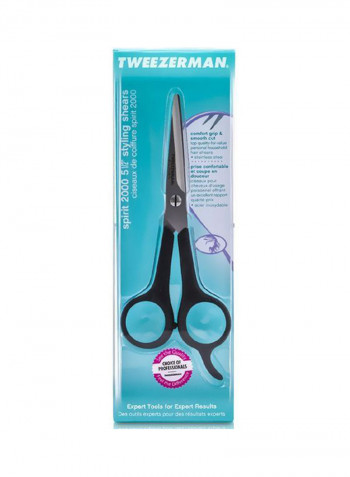 Spirit 2000 Styling Shears أسود/فضي 5.5بوصة