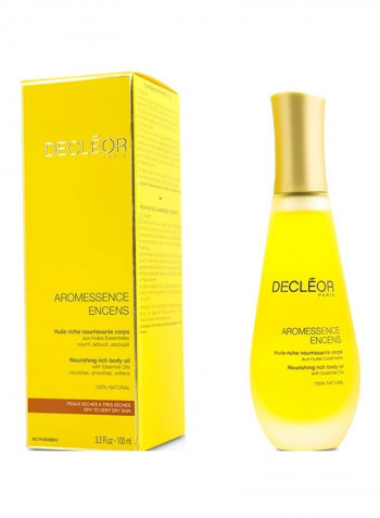 Aromessence Encens Nourishing Rich Body Oil 3.3ounce