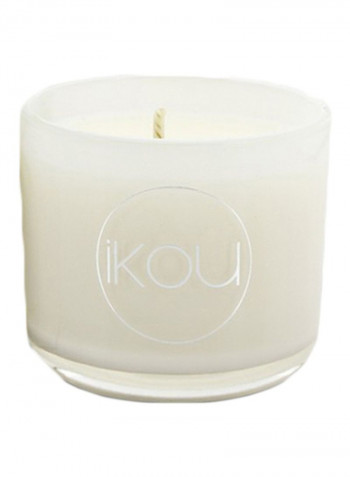 Aromacology Natural Wax Candle Glass - Rose And Ylang Ylang White 2x2inch