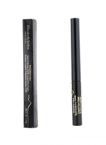 Beautiful Color Bold Defining 24HR Liquid Eye Liner 01 Dark Valentine