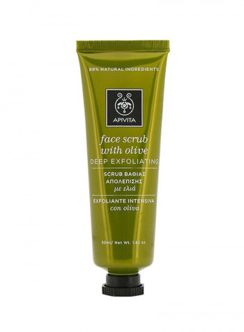 Face Scrub With Olive 1.82ounce
