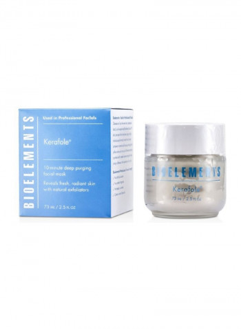 Kerafole 10-Minute Deep Purging Facial Mask 2.5ounce
