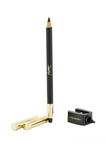Pack Of 2 Dessin Du Regard Lasting High Impact Color Eye Pencil With Sharpener 1 Noir Volage