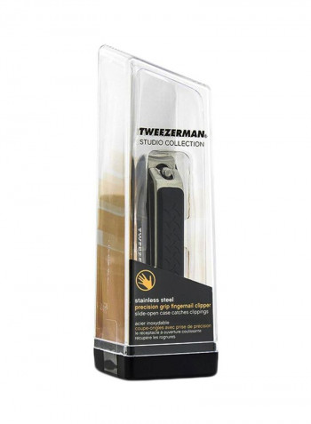 Studio Collection Stainless Steel Nail Clipper أسود/فضي