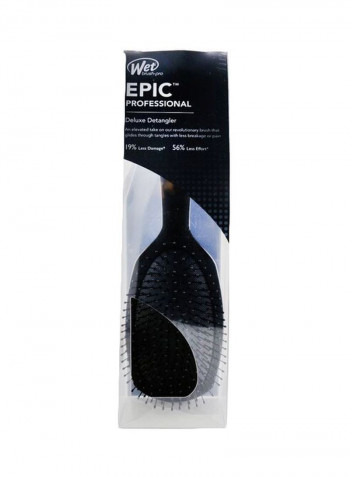 Epic Professional Deluxe Detangler Brush Black