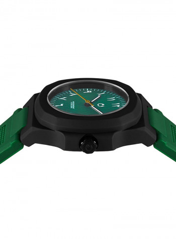 Rubber Analog Watch NUUN ARMY GREEN KIDS EDITION