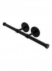 Prestige Skyline Double Roll Toilet Paper Holder Black 14.9x2.7x3.6inch