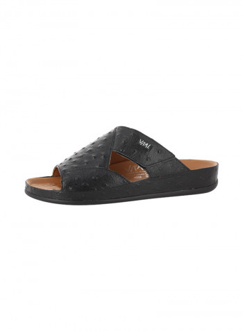 Men Arabic Sandals Schwarz