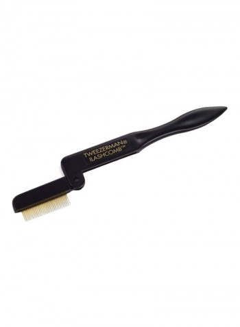 Folding Eyelash Comb Black