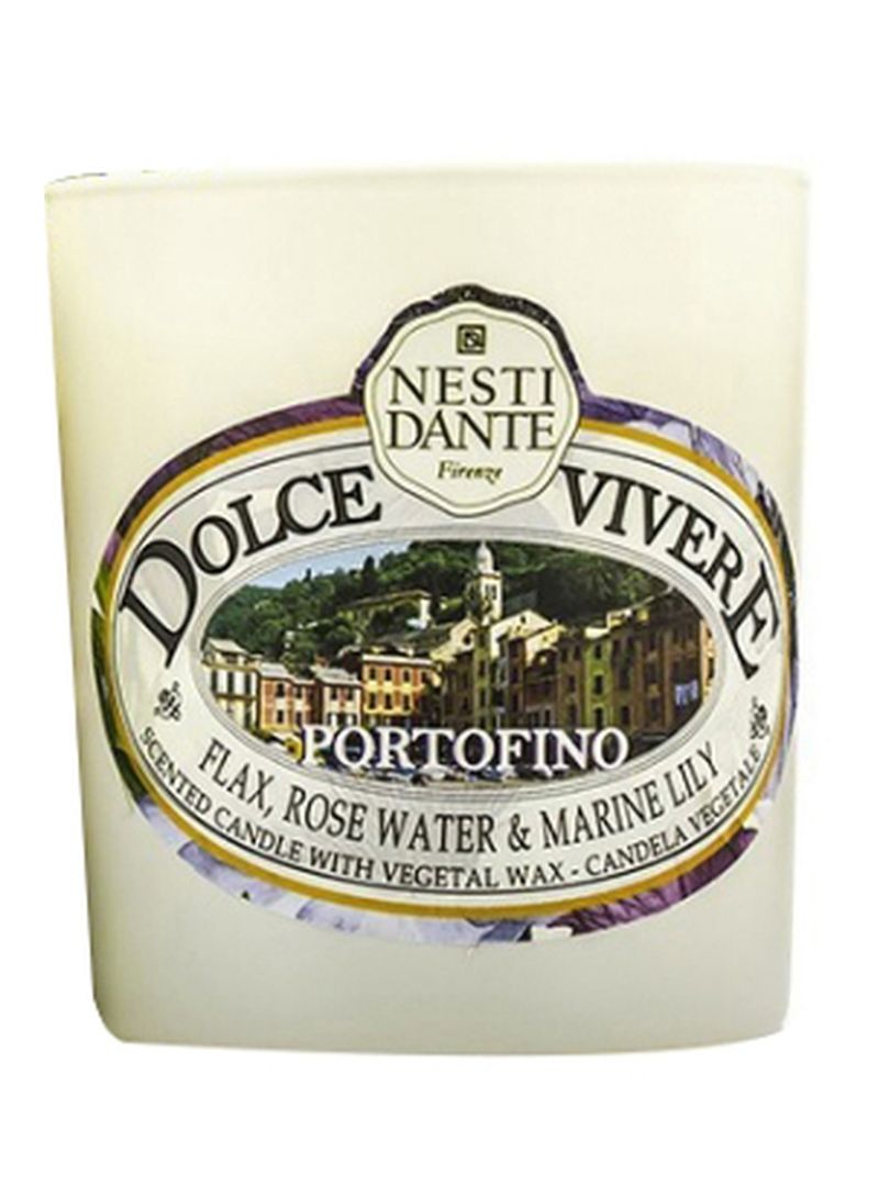 Scented Candle - Dolce Vivere Portofino White 160g