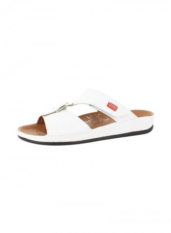 Men Arabic Sandals White