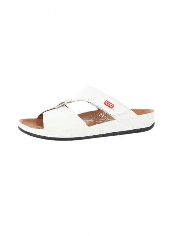 Men Arabic Sandals White