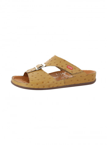 Men Arabic Sandals Yellow