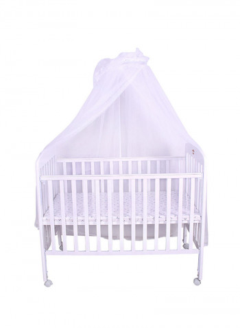 Baby Wooden Bed With Mosquito Net