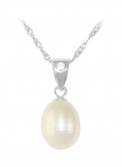 925 Sterling Silver Pearl And Diamond Necklace reviews 925 Sterling Silver Pearl And Diamond Necklace