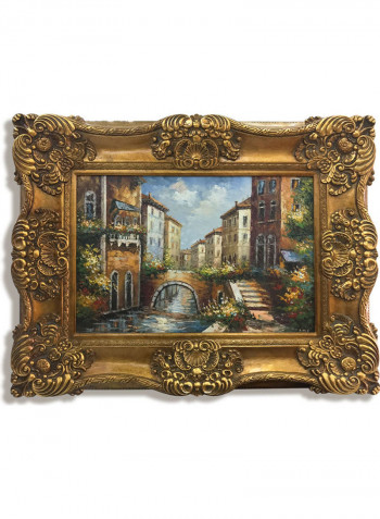 Decorative Picture Frame Gold 120x90cm