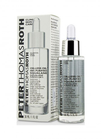 Oilless Oil 100% Purified Squalane Moisturizing Serum 1ounce