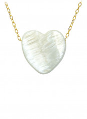 10k Gold Heart Shape Mother Of Pearl Necklace reviews 10k Gold Heart Shape Mother Of Pearl Necklace