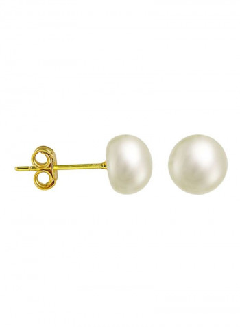 3-Piece 18 Karat Gold Pearl Jewellery Set