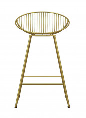 Pack Of 2 Multi Purpose High Stool Rose Gold 75centimeter