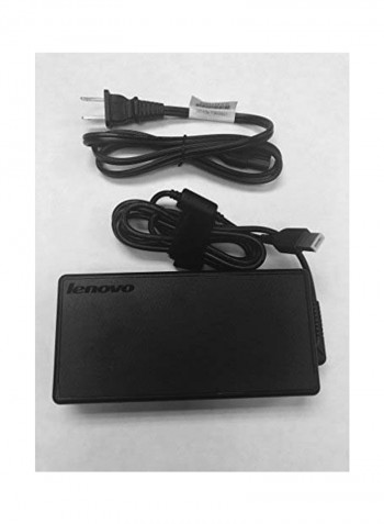 Slim Tip Power Adapter Black