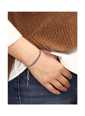 925 Sterling Silver Sapphire Studded Bracelet