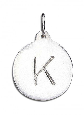 K Alphabet Sterling Silver Charm