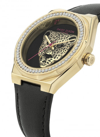 Women's Leather Analog Wrist Watch D Dd109Bg