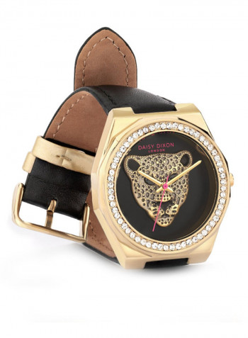 Women's Leather Analog Wrist Watch D Dd109Bg