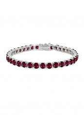 925 Sterling Silver Ruby Studded Tennis Bracelet reviews 925 Sterling Silver Ruby Studded Tennis Bracelet