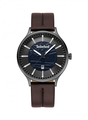 Men's Leather Strap Analog Wrist Watch T TBL15488JSU-03